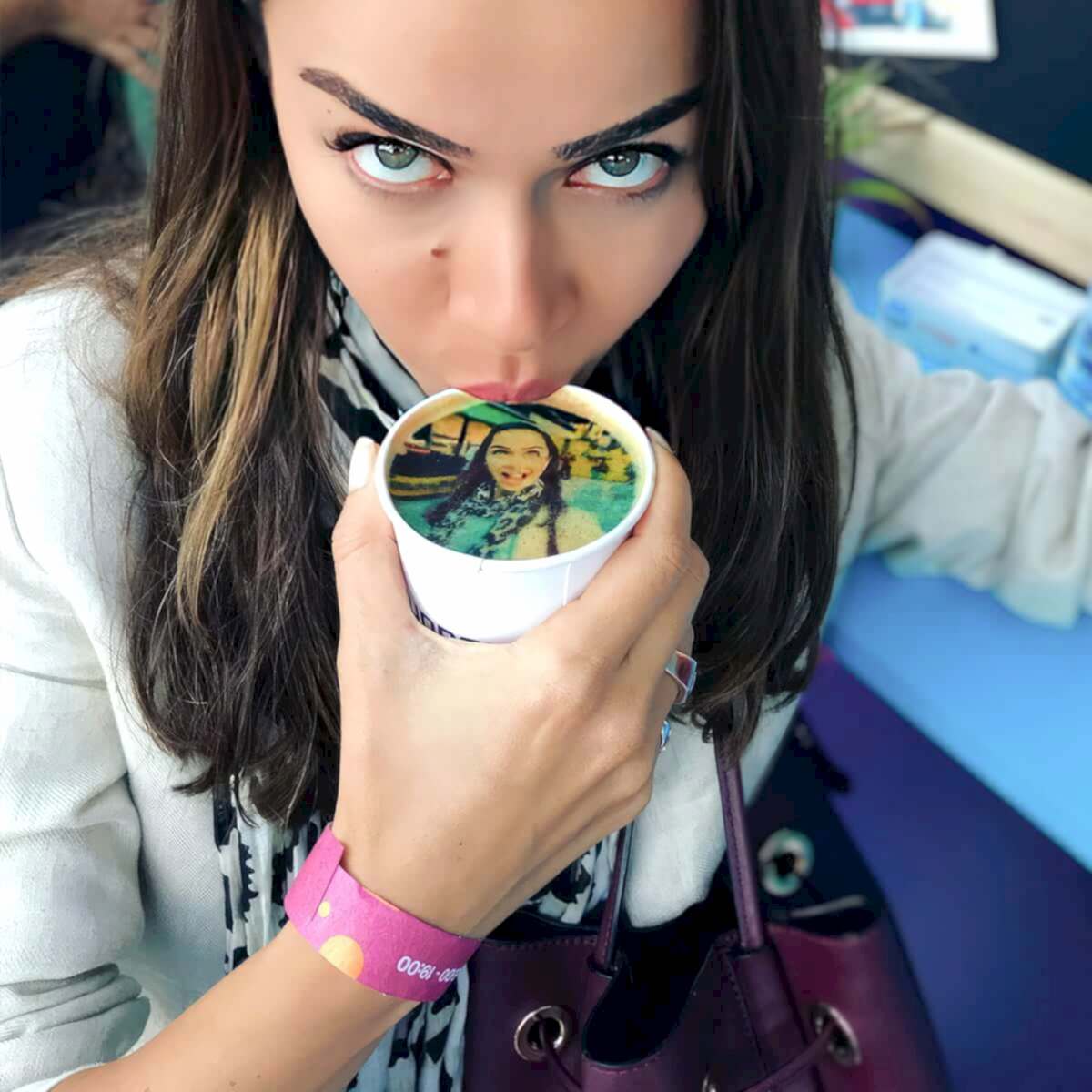 Kahve Üzeri Fotoğraf Baskı